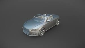 3D printable model – 2015 Audi TT Convertible