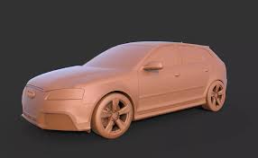 3D printable model – AUDI S3
