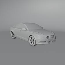 3D printable model – Audi A6 sedan 2011