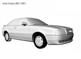 3D printable model – Audi Coupe 8B 1991