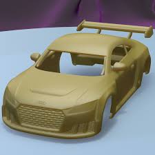 3D printable model – Audi TT RS Clubsport Turbo 2017