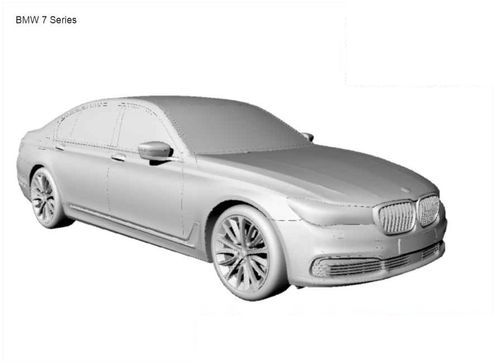 3D printable model – BMW 7-series G12 L 2019