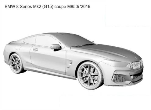 3D printable model – BMW 8-Series G15 coupe M850i 2019