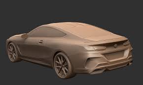 3D printable model – BMW 8-series G14 convertible M850i 2019