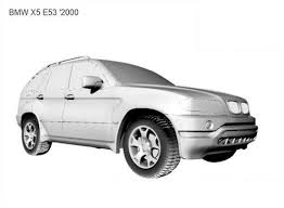 3D printable model – BMW X5 E53 2000
