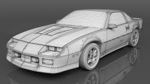 3D printable model – Camaro Iroc Z 1990