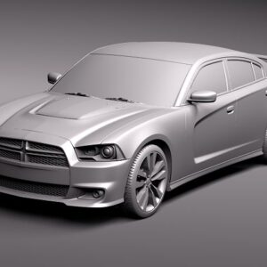 3D printable model – Charger srt8 2012