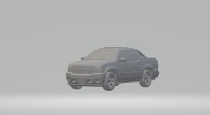 3D printable model – Chevrolet Avalanche – Parametric