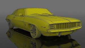3D printable model – Chevrolet Camaro SS – 1969