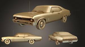3D printable model – Chevrolet Nova 1969 SS
