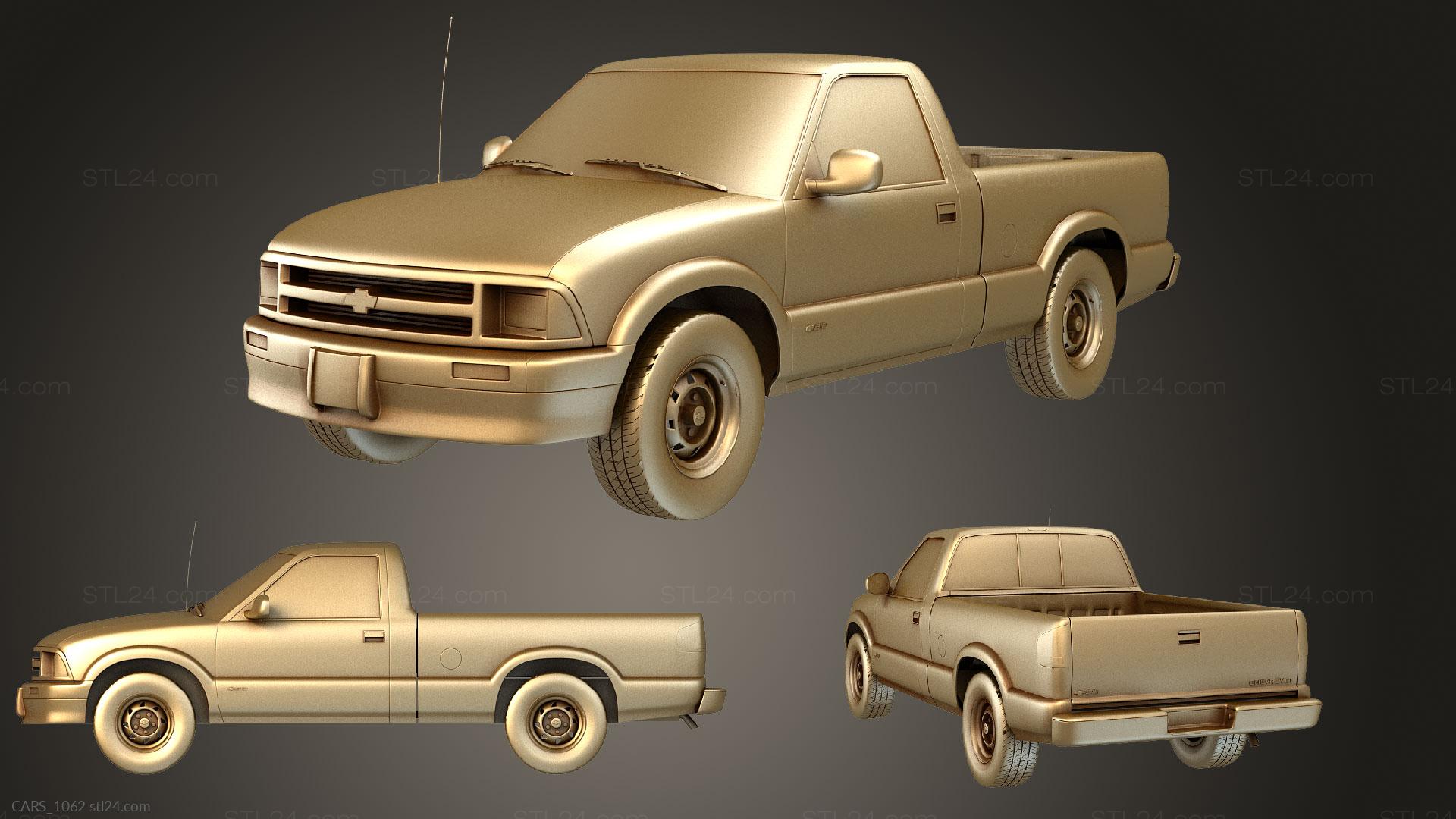 3D printable model – Chevrolet S-10 – 1998