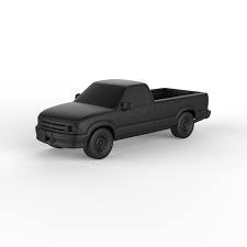 3D printable model – Chevrolet S10 Single Cab Long Bed 1994