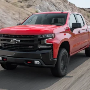3D printable model – Chevrolet Silverado Crew Cab 1500 LT Z71 Trail Boss 2018