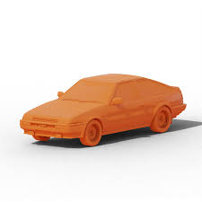 3D printable model – Corolla ae86