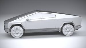 3D printable model – Cybertruck Tesla