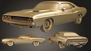 3D printable model – Dodge Charger 1969