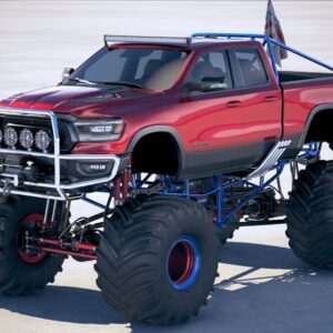 3D printable model – Dodge RAM 1500 Rebel 2019 Monster Truck