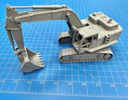 3D printable model – Excavator Foldable