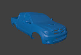 3D printable model – Hilux Doublecab Chasis
