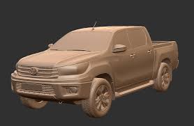 3D printable model – Hilux Doublecab Hi-Rider 2015