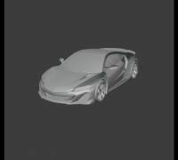 3D printable model – Honda NSX 2016