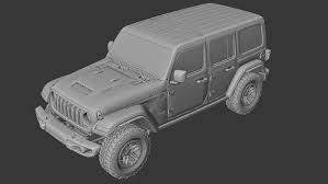 3D printable model – Jeep