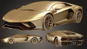 3D printable model – Lamborghini Aventador