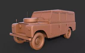 3D printable model – Landrover