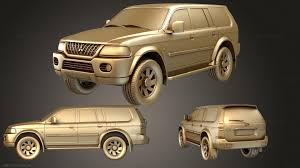 3D printable model – Mitsubishi Pajero Sport Mk1 1996