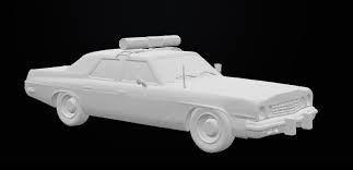 3D printable model – Police Roadster random model