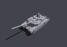 3D printable model – Russian Tank T90