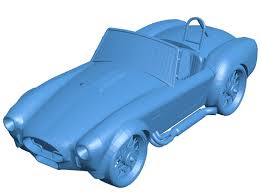 3D printable model – Shelby Cobra