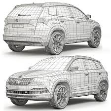 3D printable model – Skada Karoq 2018