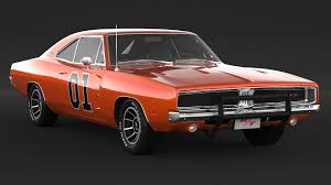3D printable model – The Dukes of Hazzard Dodge Charger 1969