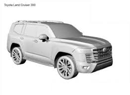 3D printable model – Toyota Land Cruiser 300