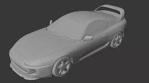 3D printable model – Toyota Supra Mk4