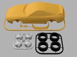 3D printable model – Toyota supra kit card model