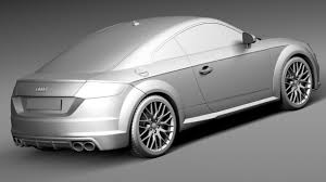 3D printable model – Two Door Car Audi Tts 3D model